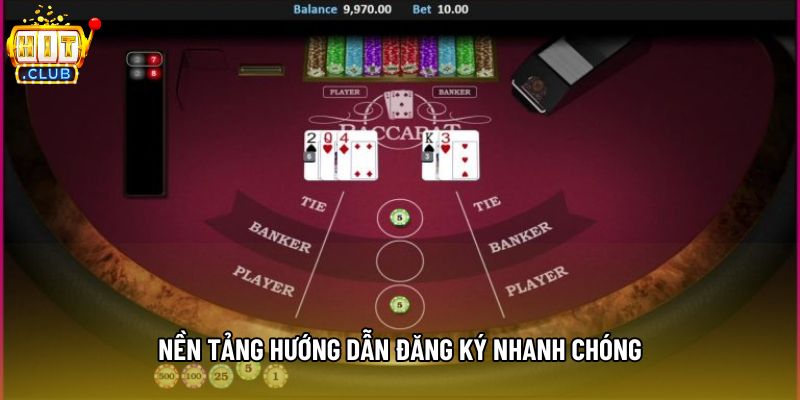 Nền tảng hướng dẫn đăng ký nhanh chóng